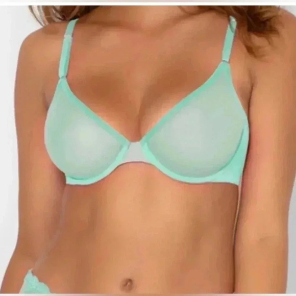 smart & Sexy New Sheer Mesh Bra Color Mint Chip
Brand new in package! - Picture 2 of 8
